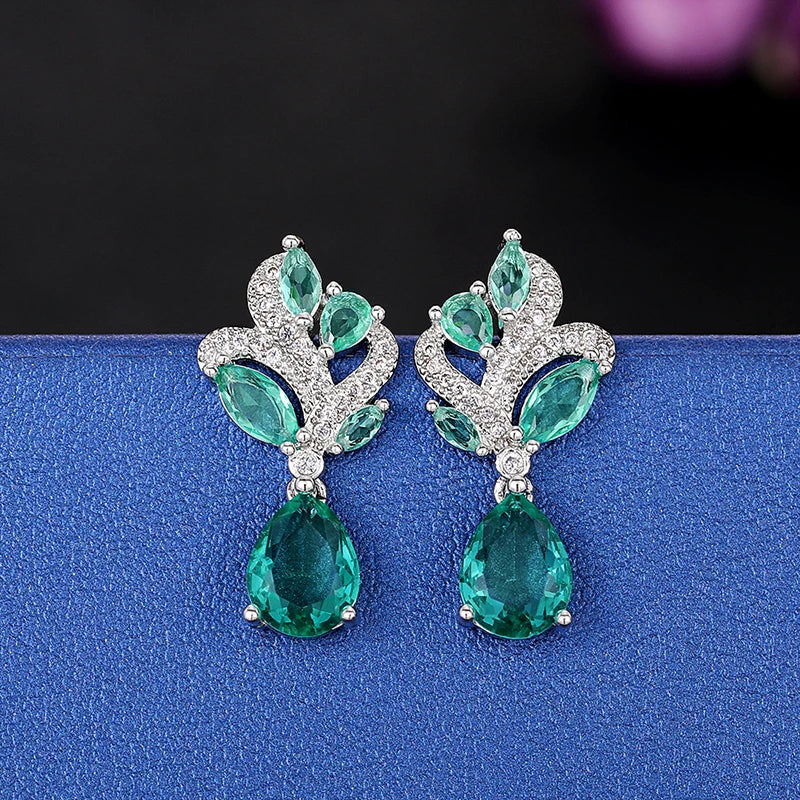 Gorgeous GreenDangle Earrings for Women
