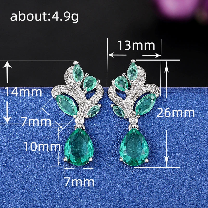 Gorgeous GreenDangle Earrings for Women