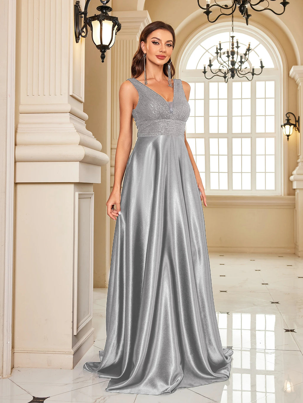 Premium Elegant Maxi Gown – Stylish Formal Dress