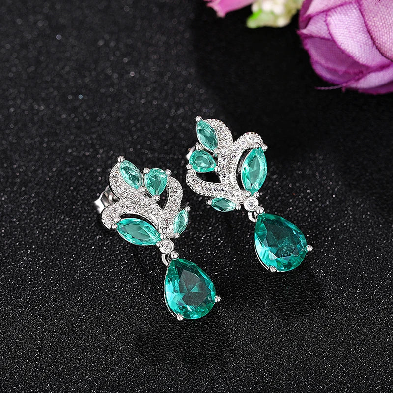 Gorgeous GreenDangle Earrings for Women