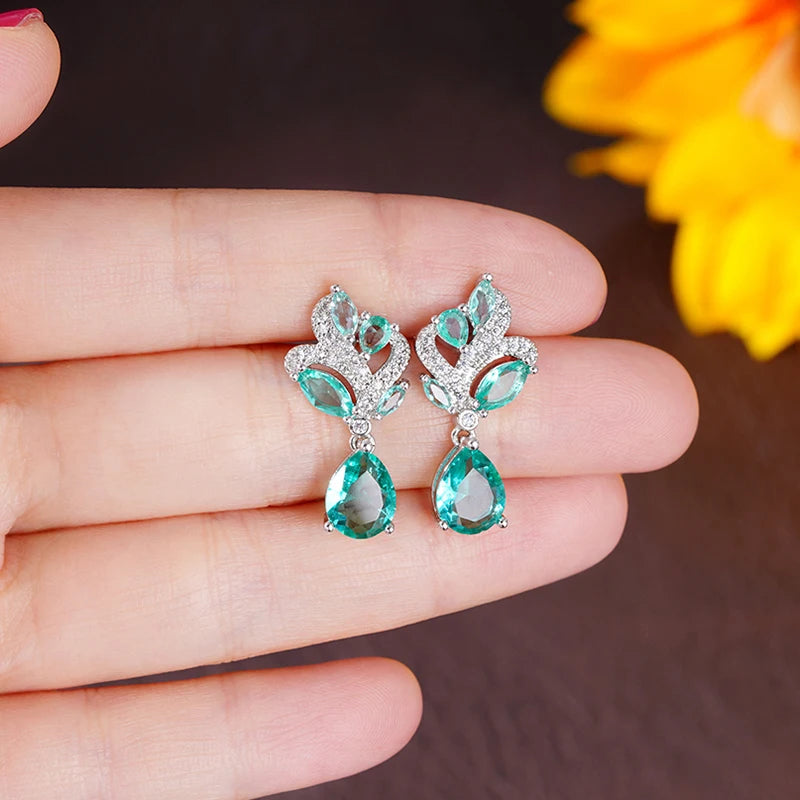 Gorgeous GreenDangle Earrings for Women
