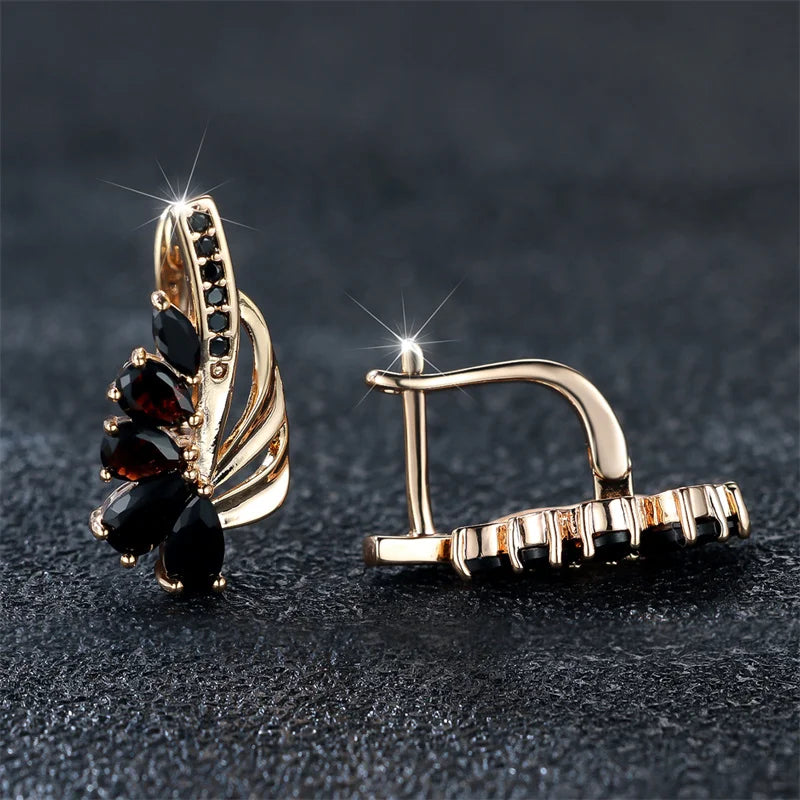 Luxury Female Earrings  Zircon