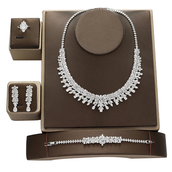 Jewelry Sets HADIYANA Bridal Zirconia