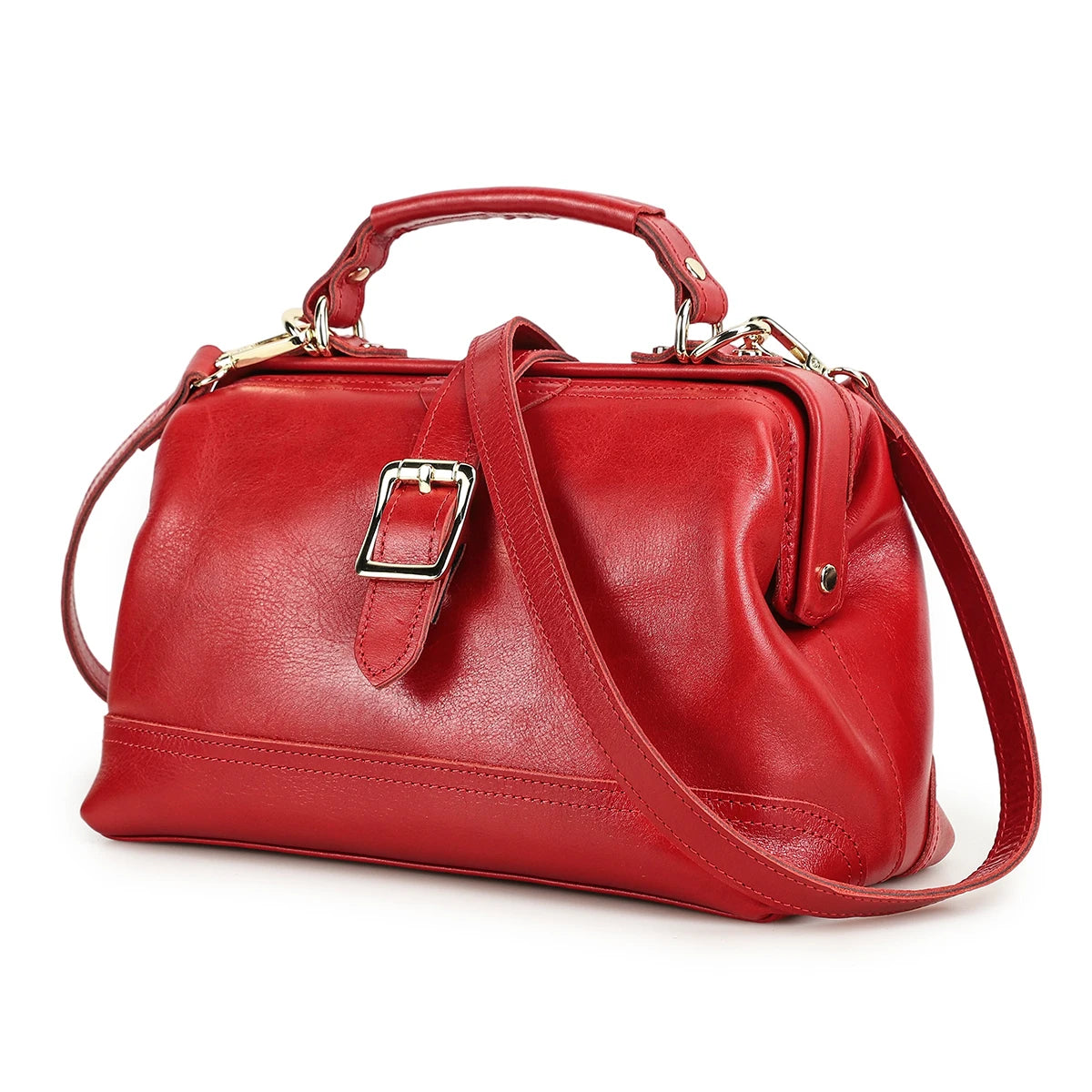 CONTACT'S Genuine Leather Sling Shoulder Bags for Women Luxury Designer Tote Bag Women‘s