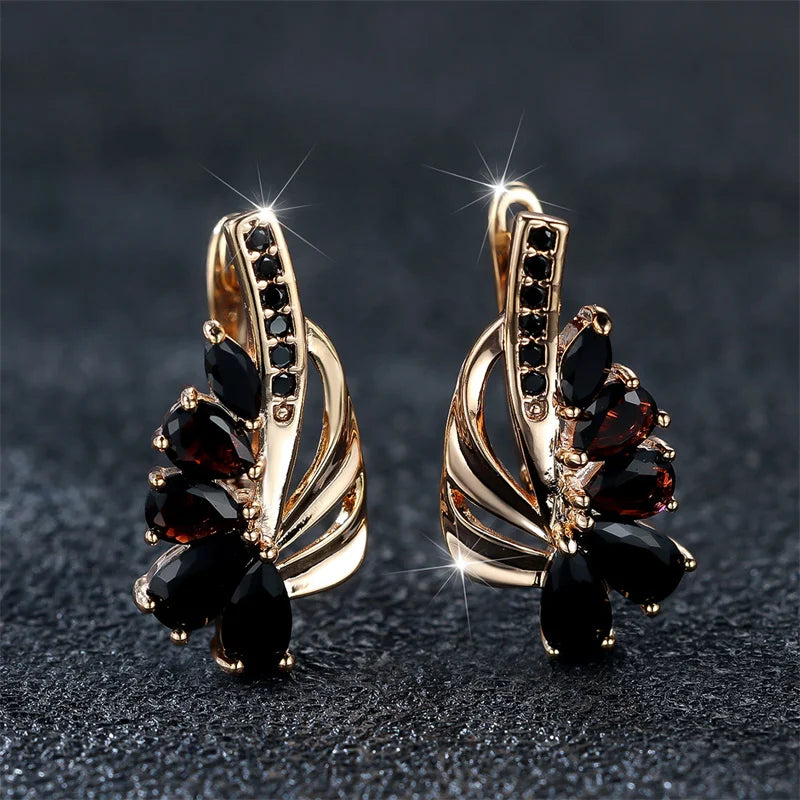 Luxury Female Earrings  Zircon