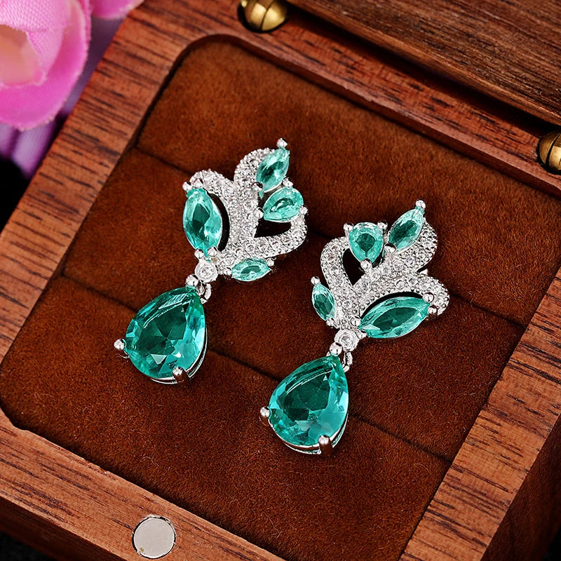 Gorgeous GreenDangle Earrings for Women