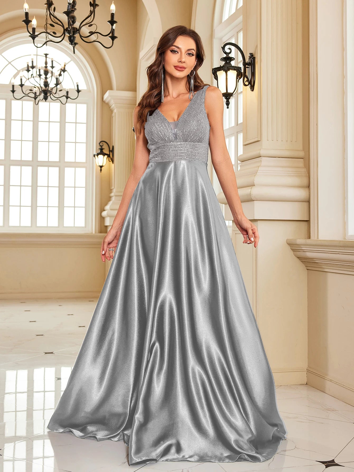 Premium Elegant Maxi Gown – Stylish Formal Dress
