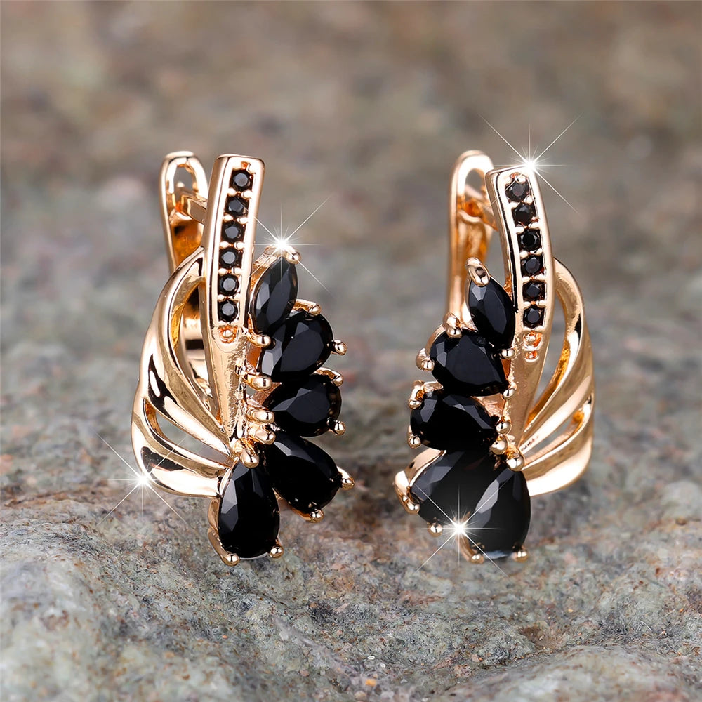 Luxury Female Earrings  Zircon