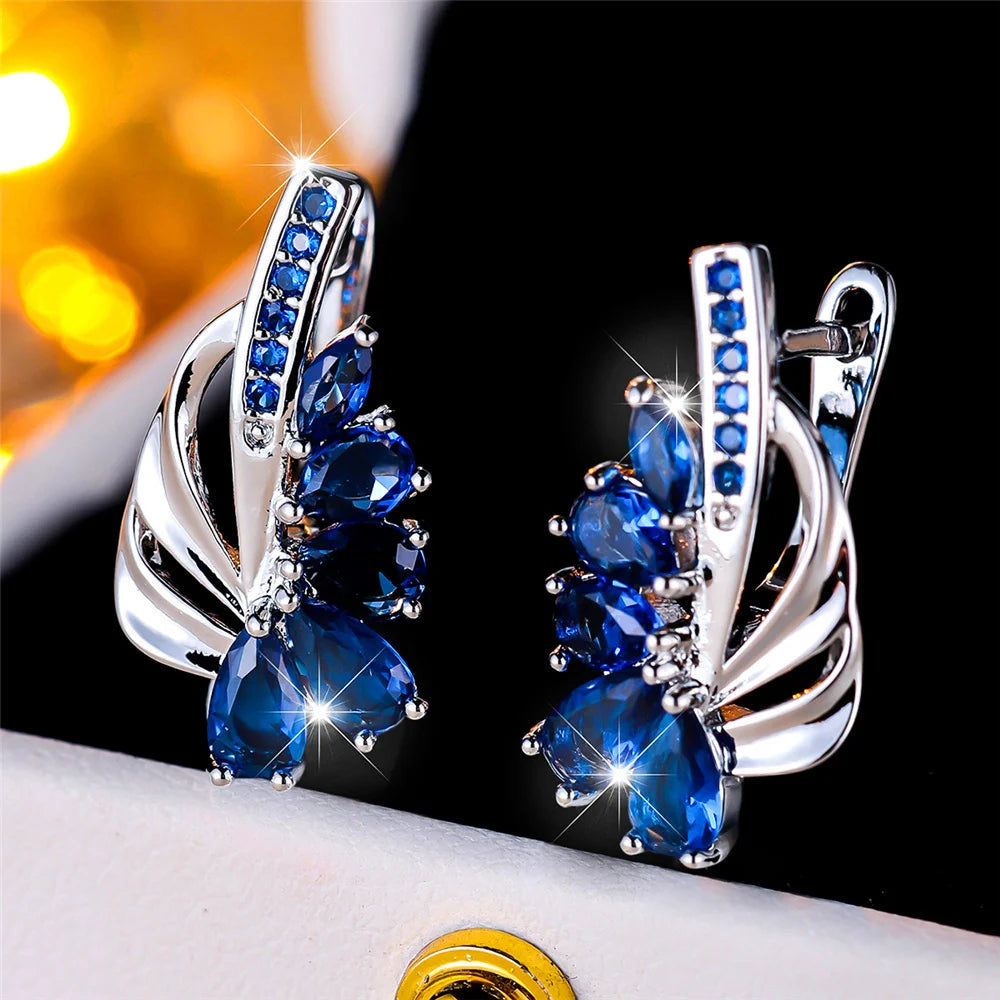 Luxury Female Earrings  Zircon