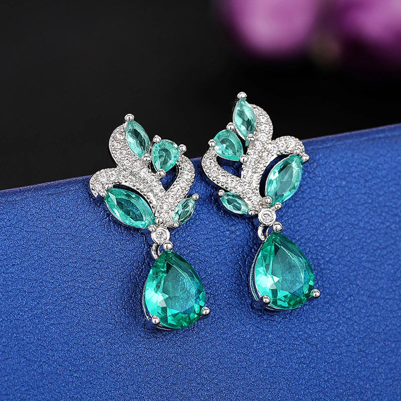 Gorgeous GreenDangle Earrings for Women