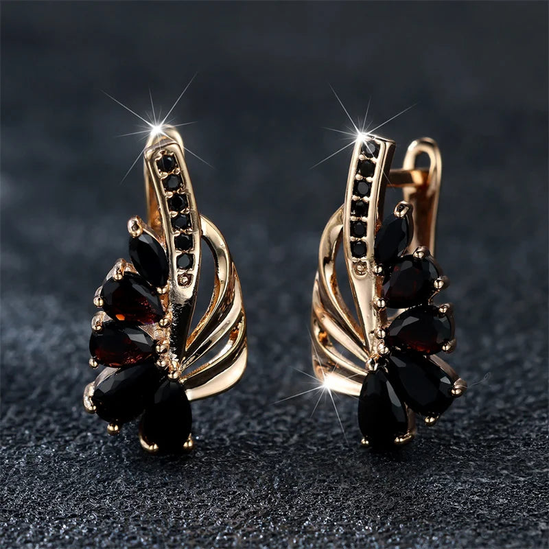 Luxury Female Earrings  Zircon