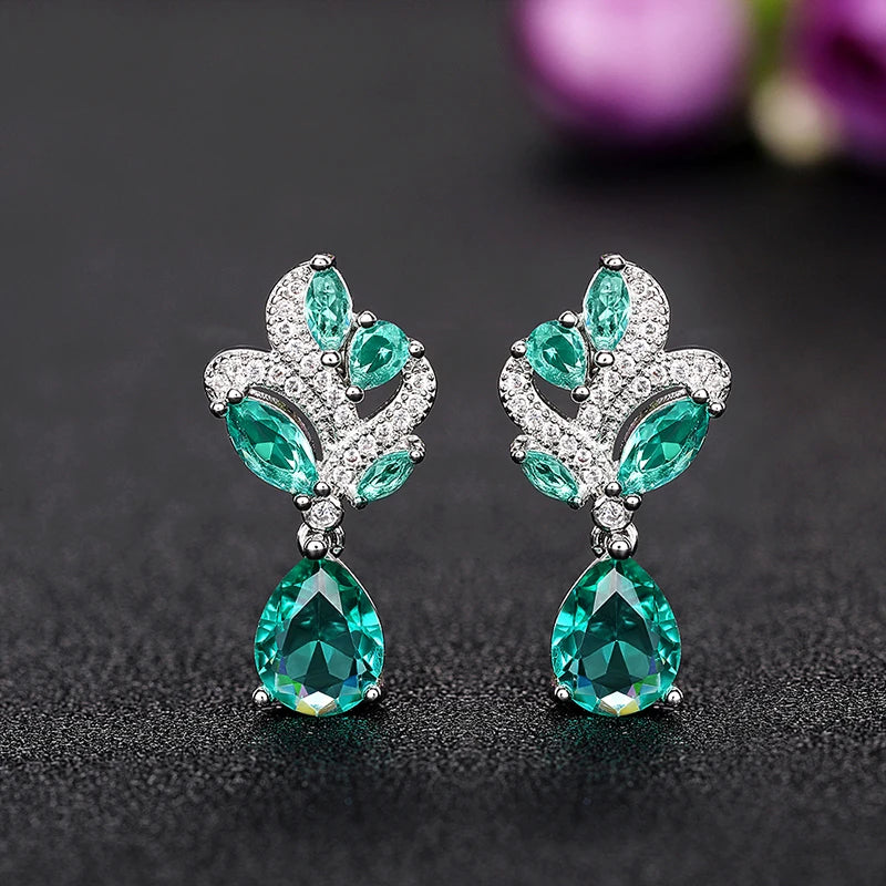 Gorgeous GreenDangle Earrings for Women
