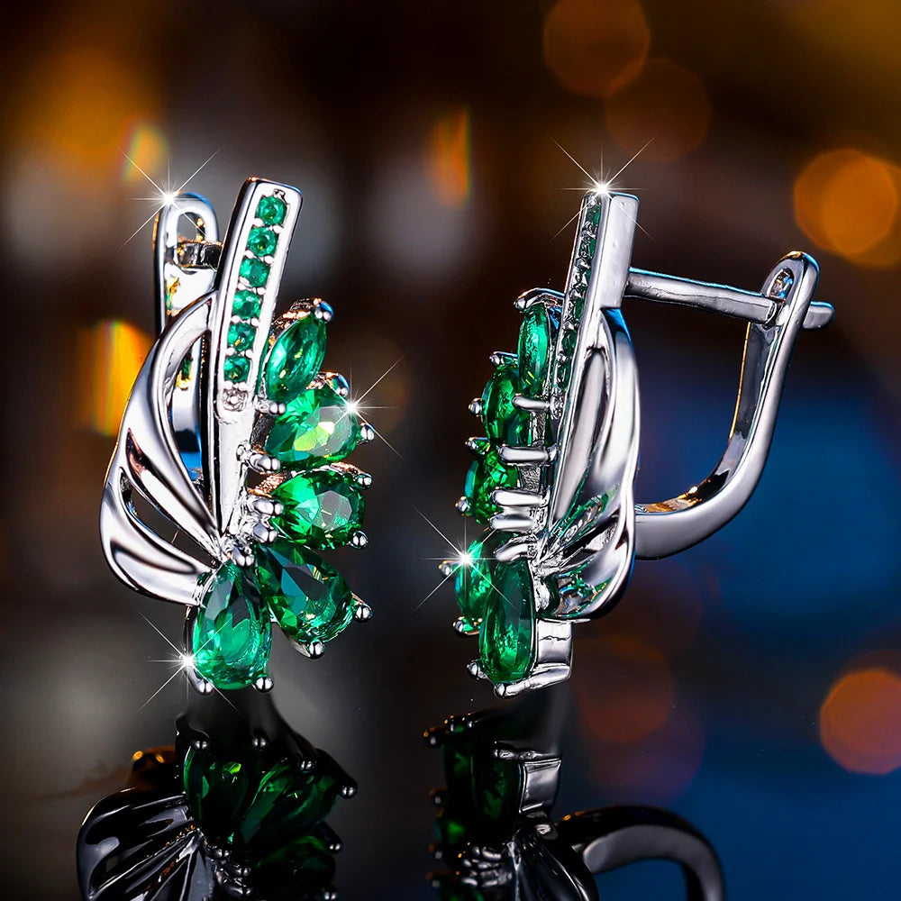Luxury Female Earrings  Zircon