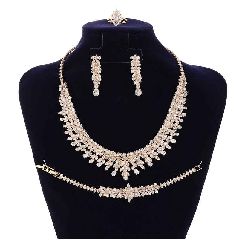 Jewelry Sets HADIYANA Bridal Zirconia