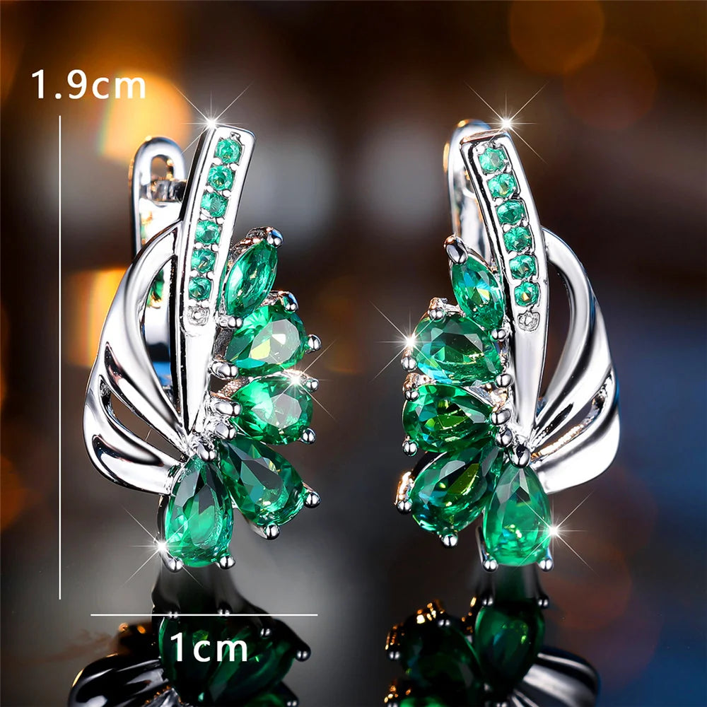 Luxury Female Earrings  Zircon