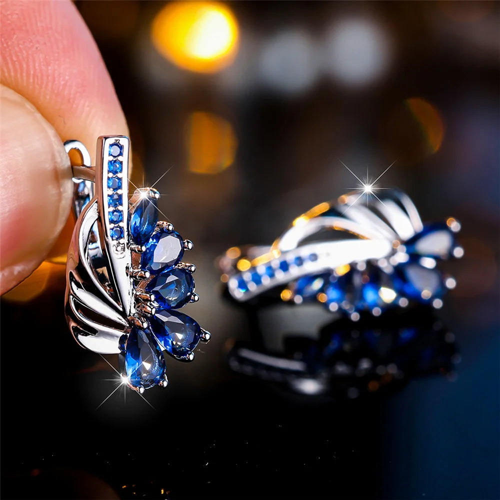 Luxury Female Earrings  Zircon