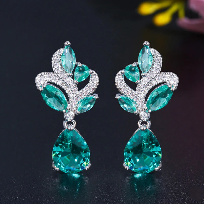 Gorgeous GreenDangle Earrings for Women