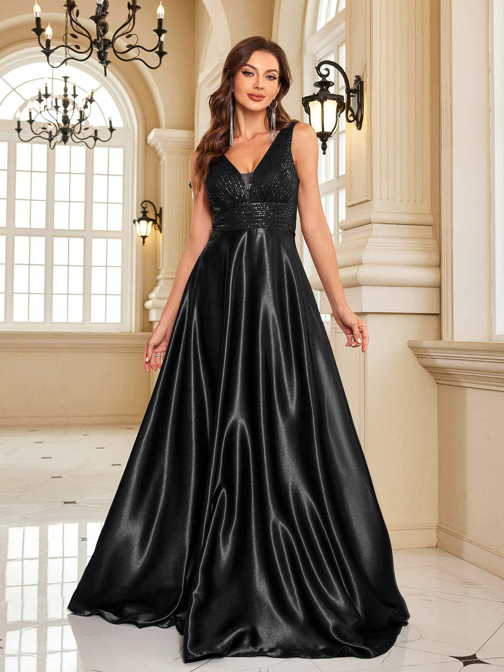 Premium Elegant Maxi Gown – Stylish Formal Dress