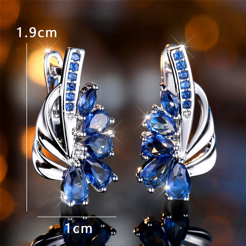 Luxury Female Earrings  Zircon