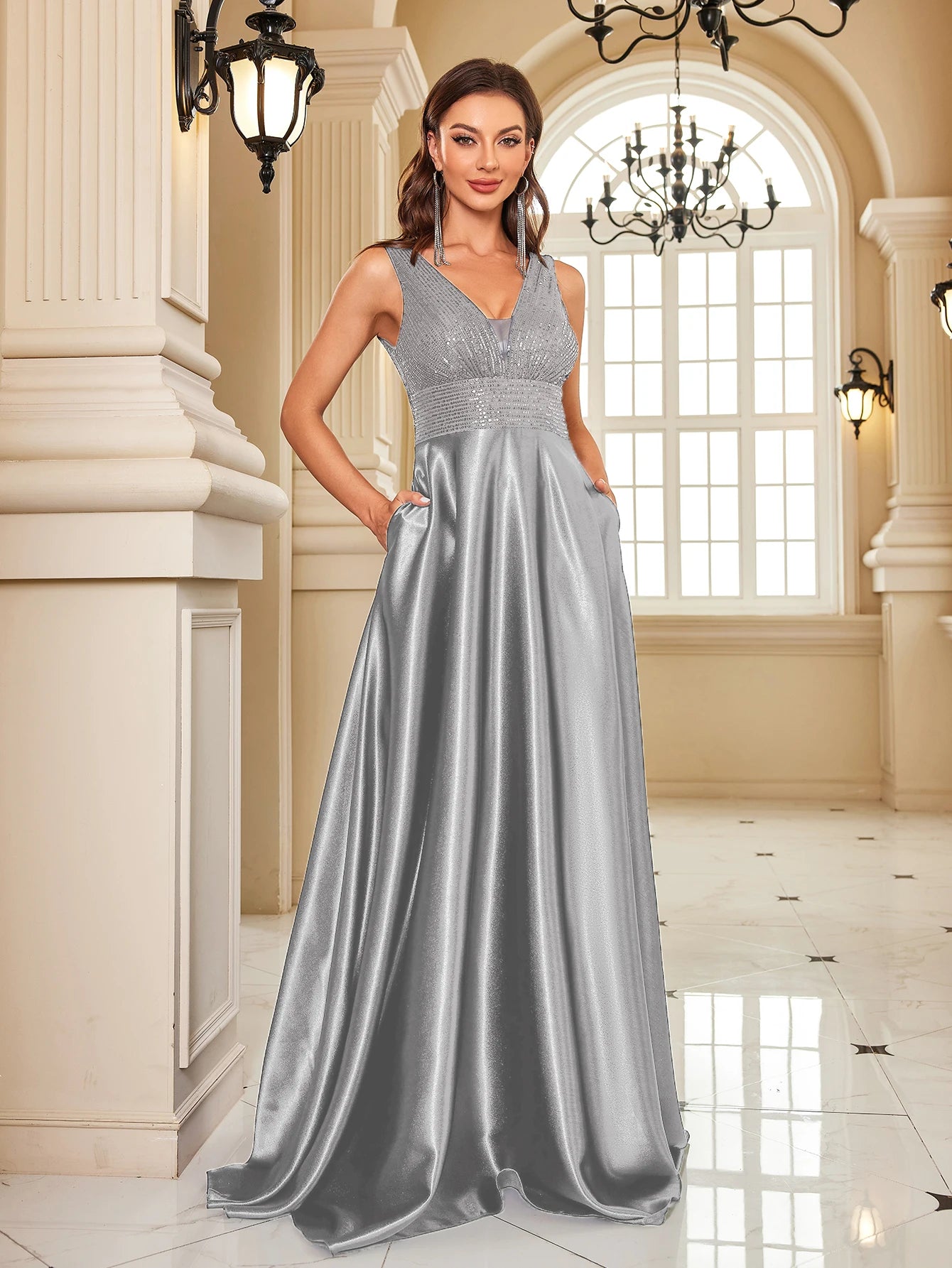 Premium Elegant Maxi Gown – Stylish Formal Dress