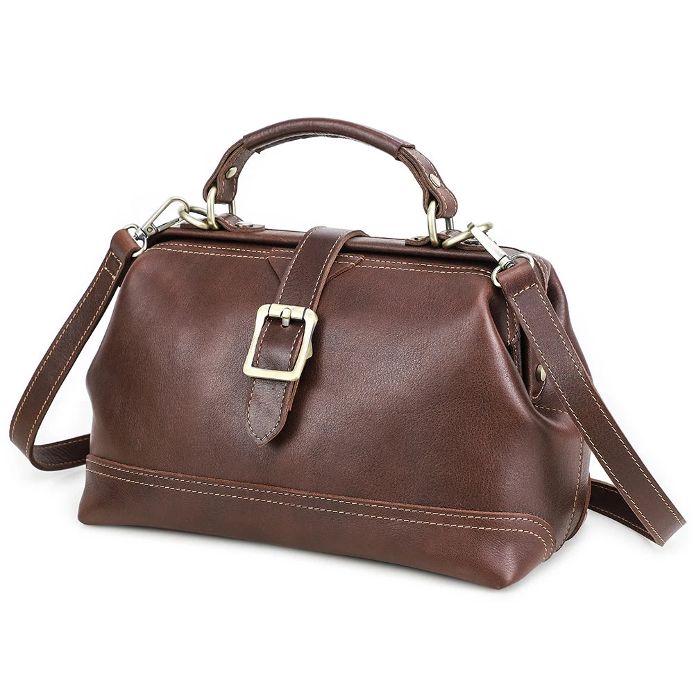 CONTACT'S Genuine Leather Sling Shoulder Bags for Women Luxury Designer Tote Bag Women‘s