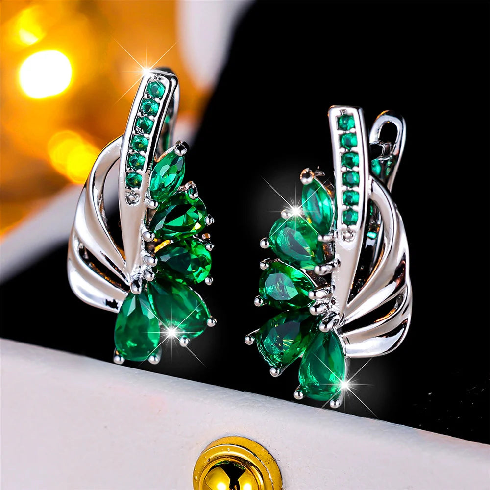 Luxury Female Earrings  Zircon