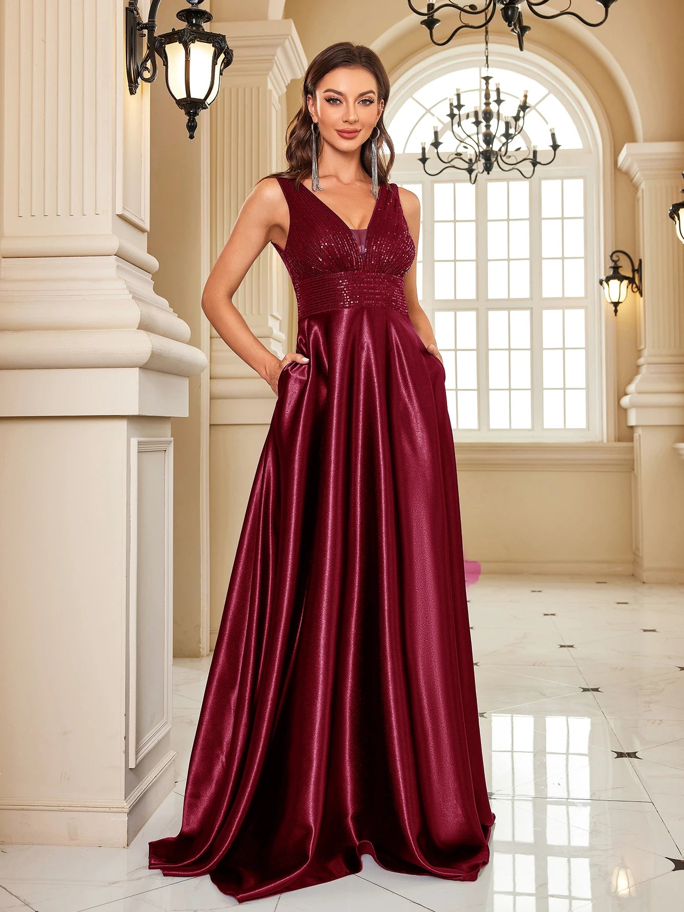 Premium Elegant Maxi Gown – Stylish Formal Dress