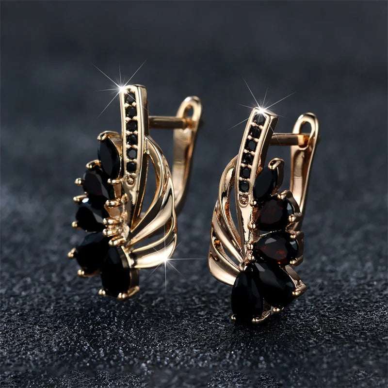 Luxury Female Earrings  Zircon